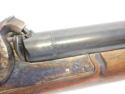 Lot Pedersoli percussion 12 bore side by side...
