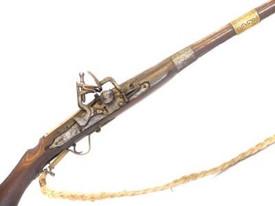 Lot North African Snaphaunce lock musket or Kabyle,...