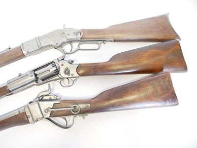 Lot Three Denix replica guns, to include copies of...