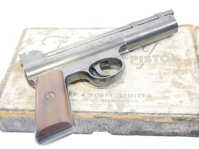 Lot Boxed Webley MkI .177 air pistol, serial...