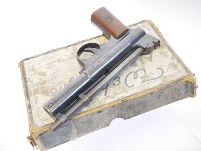 Lot Boxed Webley MkI .177 air pistol, serial...