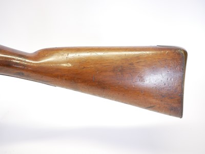 Lot Flintlock blunderbuss, 16inch brass barrel...
