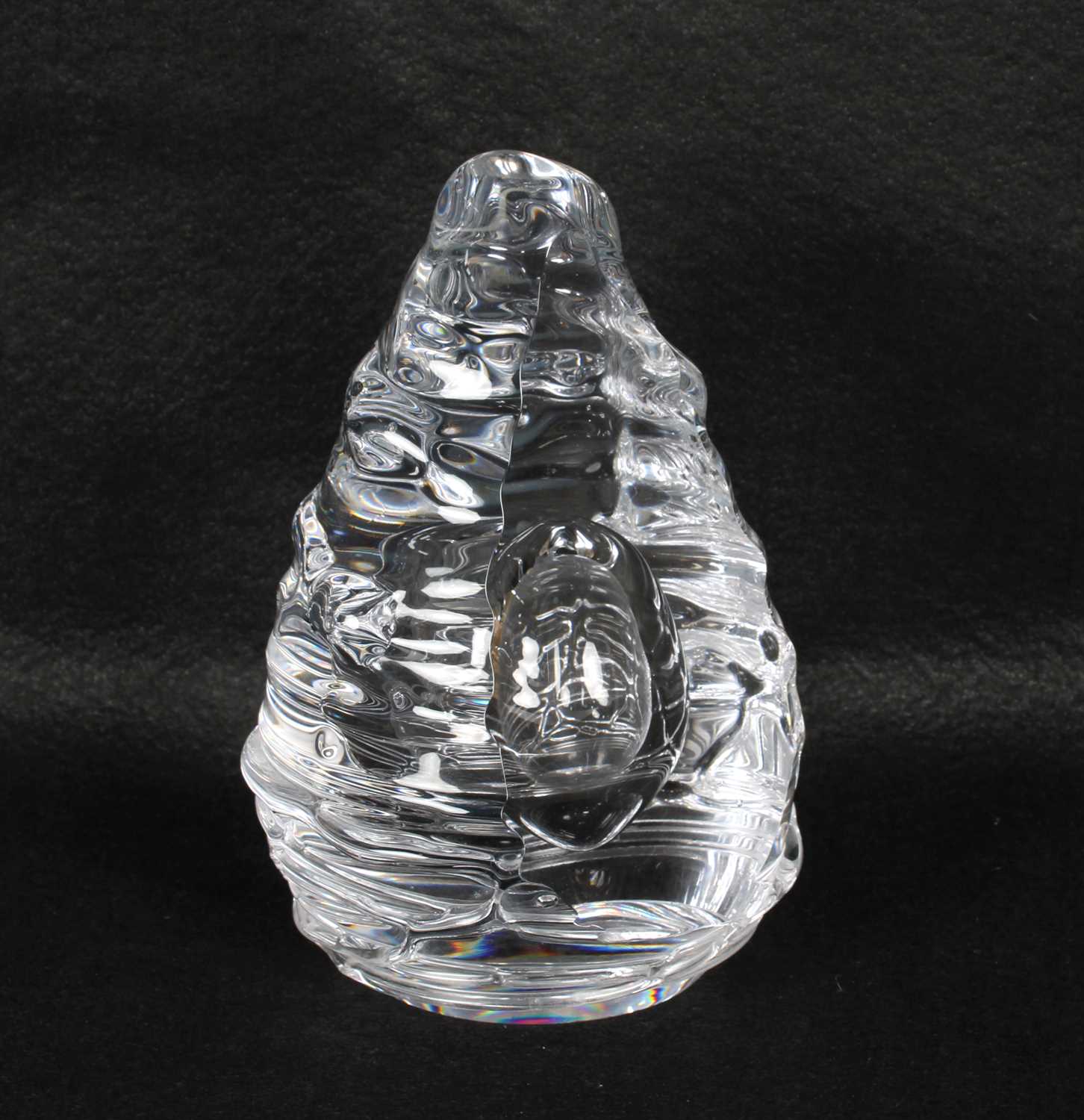 Lot 36 - Large Clear Glass Sculptural Paperweight