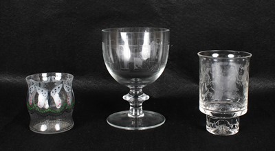 Lot Three Studio Glass Vessels