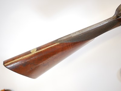 Lot Percussion 18 bore double barrel shotgun,...