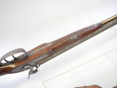 Lot Percussion 18 bore double barrel shotgun,...
