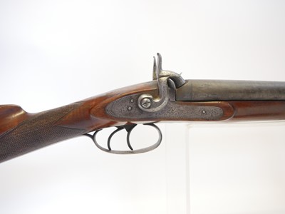 Lot Percussion 18 bore double barrel shotgun,...