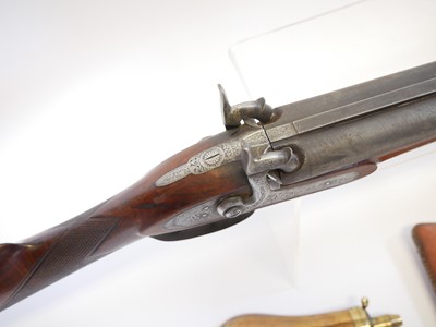 Lot Percussion 18 bore double barrel shotgun,...