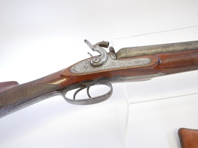 Lot Percussion 18 bore double barrel shotgun,...