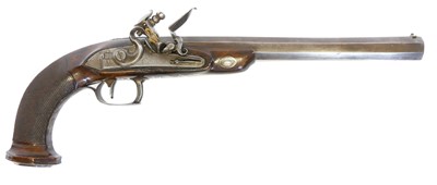 Lot French duelling pistol by Coulaux, 10inch...