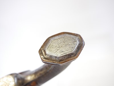 Lot French duelling pistol by Coulaux, 10inch...
