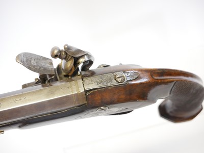 Lot French duelling pistol by Coulaux, 10inch...