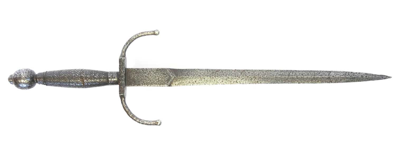Lot 16th century and later parrying dagger, with...