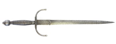 Lot 16th century and later parrying dagger, with...