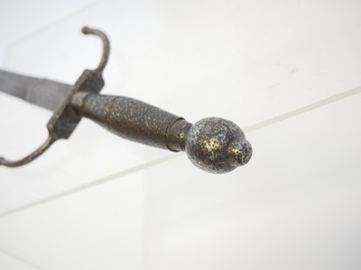 Lot 16th century and later parrying dagger, with...