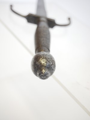 Lot 16th century and later parrying dagger, with...