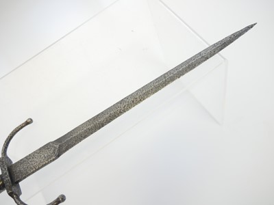 Lot 16th century and later parrying dagger, with...