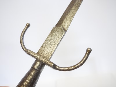 Lot 16th century and later parrying dagger, with...