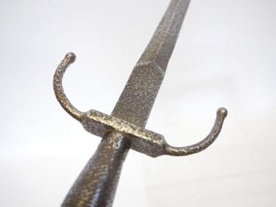 Lot 16th century and later parrying dagger, with...