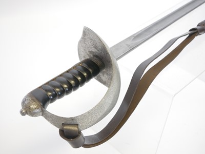 Lot City of London Yeomanry sword, 34inch fullered...
