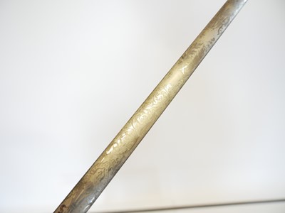 Lot Two court swords, one with the majority of the...