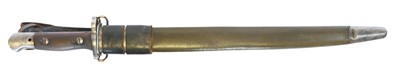 Lot Lee Enfield SMLE P.1907 bayonet, the ricasso...