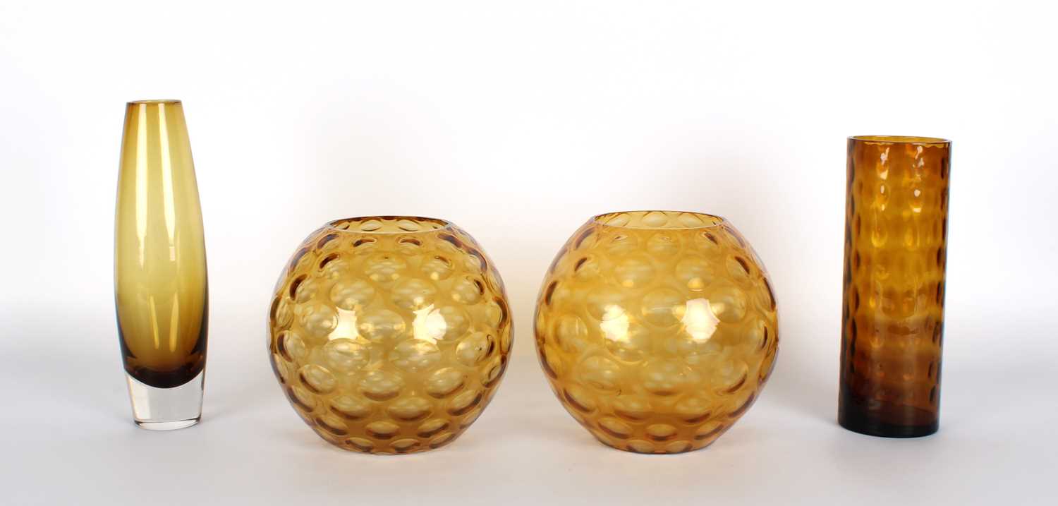 Lot Group of Scandinavian and Czechoslovakian Art Glass
