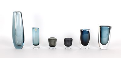 Lot Group of Scandinavian Mid-Century Art Glass