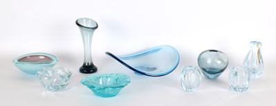Lot Group of Scandinavian Mid-Century Art Glass