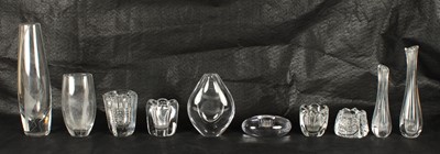 Lot Group of Swedish Mid-Century Art Glass by Orrefors