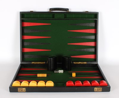 Lot A Backgammon Set by Smythsons of Bond St., London