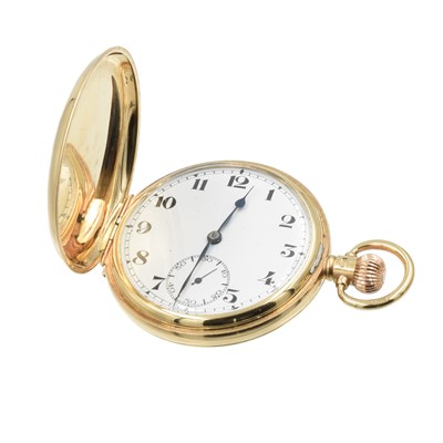 Lot 135 - A 9ct Gold Full Hunter Pocket Watch