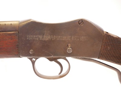 Lot C. G. Bonehill Martini Henry .22lr rifle,...