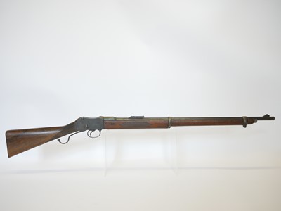 Lot C. G. Bonehill Martini Henry .22lr rifle,...