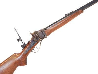 Lot Pedersoli Sharps 45-70 falling block rifle,...