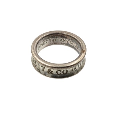 Lot A sterling silver 1837 Tiffany & Co. ring