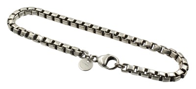 Lot A sterling silver Tiffany & Co Venetian link bracelet