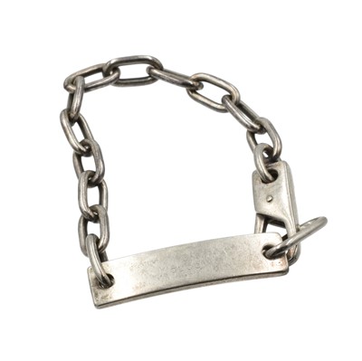 Lot A Gucci ID bracelet