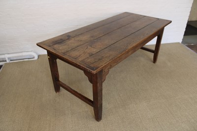 Lot 244 - A Late 18th/Early 19th Century Provincial Oak Farmhouse Table