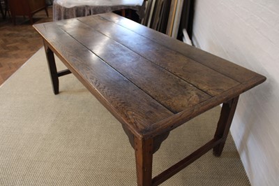 Lot 244 - A Late 18th/Early 19th Century Provincial Oak Farmhouse Table