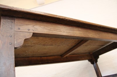Lot 244 - A Late 18th/Early 19th Century Provincial Oak Farmhouse Table
