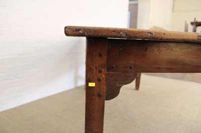 Lot 244 - A Late 18th/Early 19th Century Provincial Oak Farmhouse Table