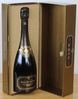 Lot 96 - 1 Bottle in Original Presentation Box Champagne Krug Vintage 1989
