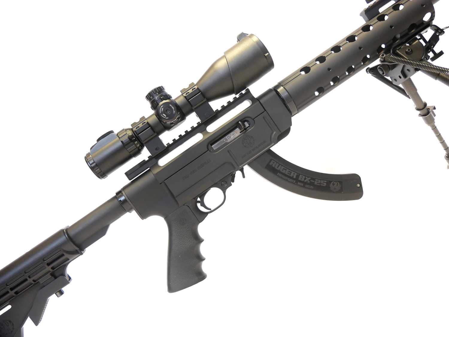 Lot Ruger SR-22 .22lr semi automatic rifle and...