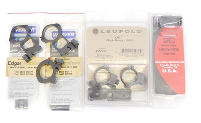 Lot 578 - Collection of scope mounts and accessories by...