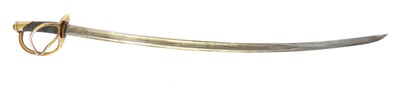 Lot French 1822 pattern cavalry sabre, 36inch...
