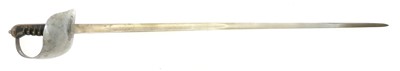 Lot City of London Yeomanry sword, 34inch fullered...