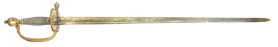 Lot 1796 infantry officers sword, 28inch fullered...