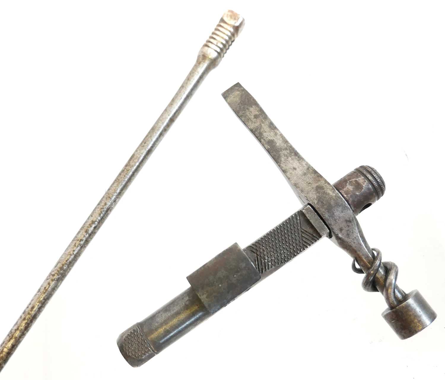 Lot Enfield percussion rifle No.7 sergeant's tool,...