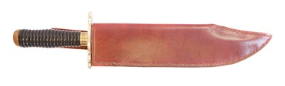 Lot Middleton bowie knife, 11inch blade stamped J....